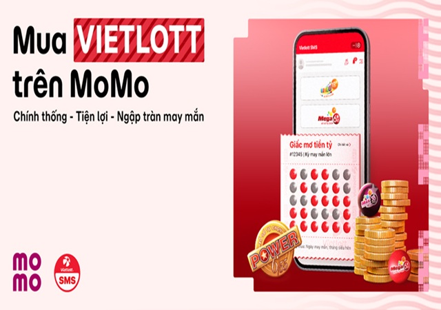 Cách mua Vietlott trên app Momo Cách mua Vietlott trên app Momo