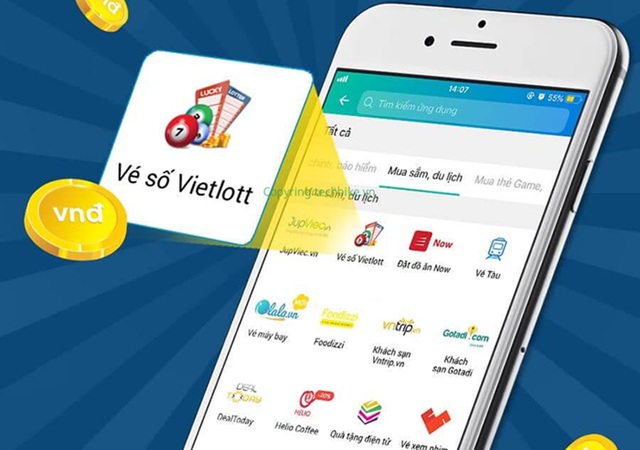 Mua vé trên ứng dụng Vietlott SMS Mua vé trên ứng dụng Vietlott SMS