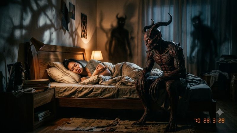 Mơ nói chuyện với quỷ ngụ ý có kẻ tiểu nhân
